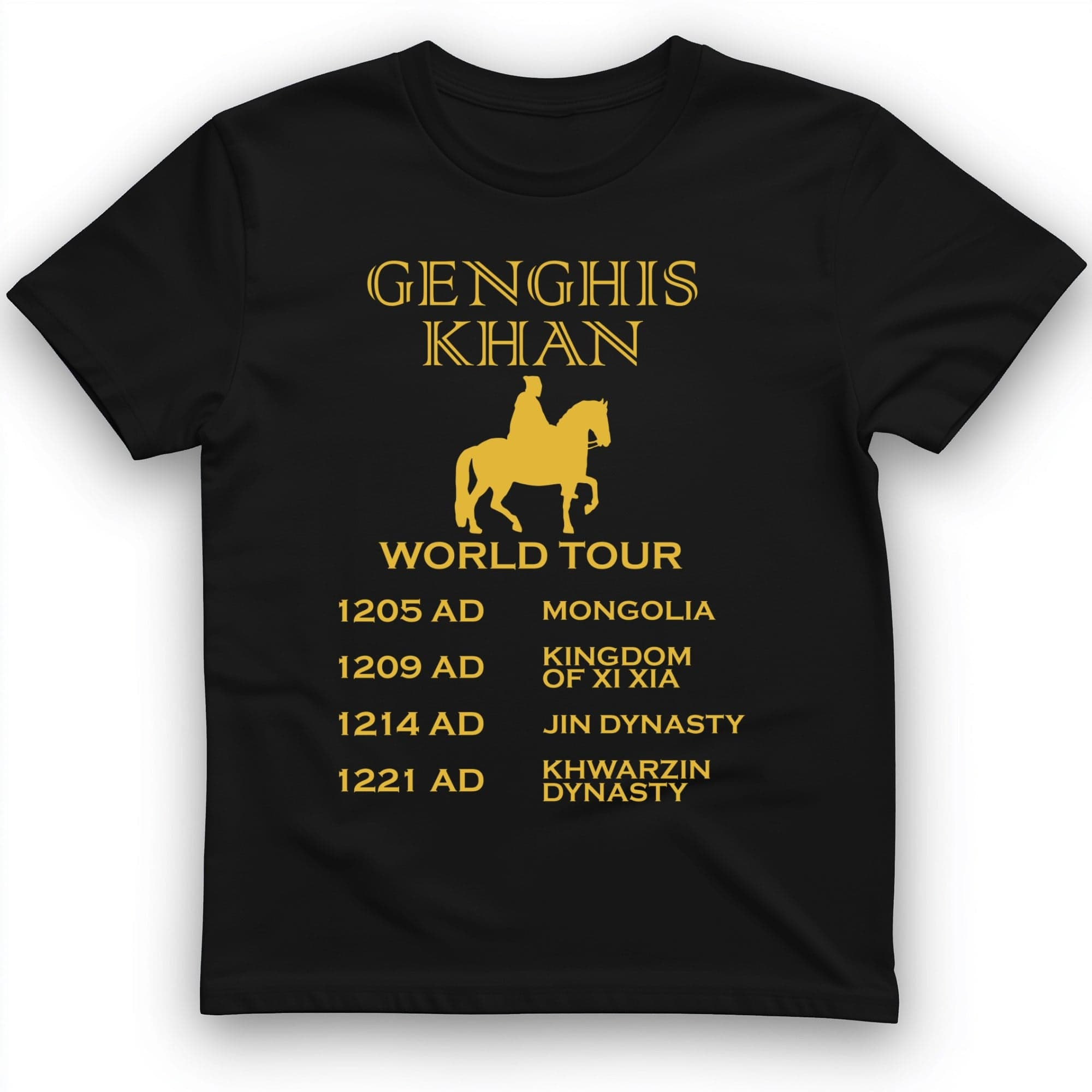 Genghis Khan World Tour T-Shirt Animal Themed Unique Gifts For Meme Lovers