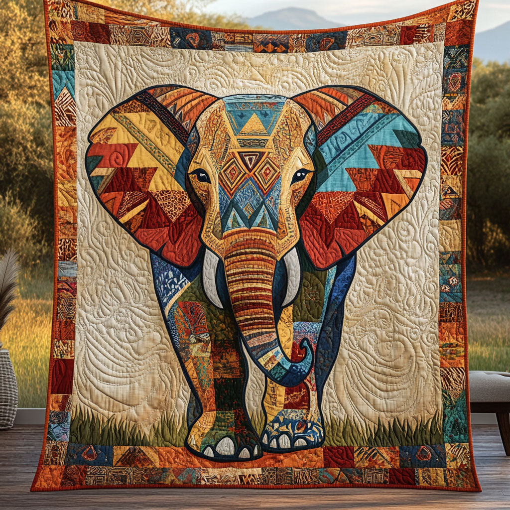 Gentle Elephant Spirit Quilt Blanket Elephant Blanket African American Gifts For Women