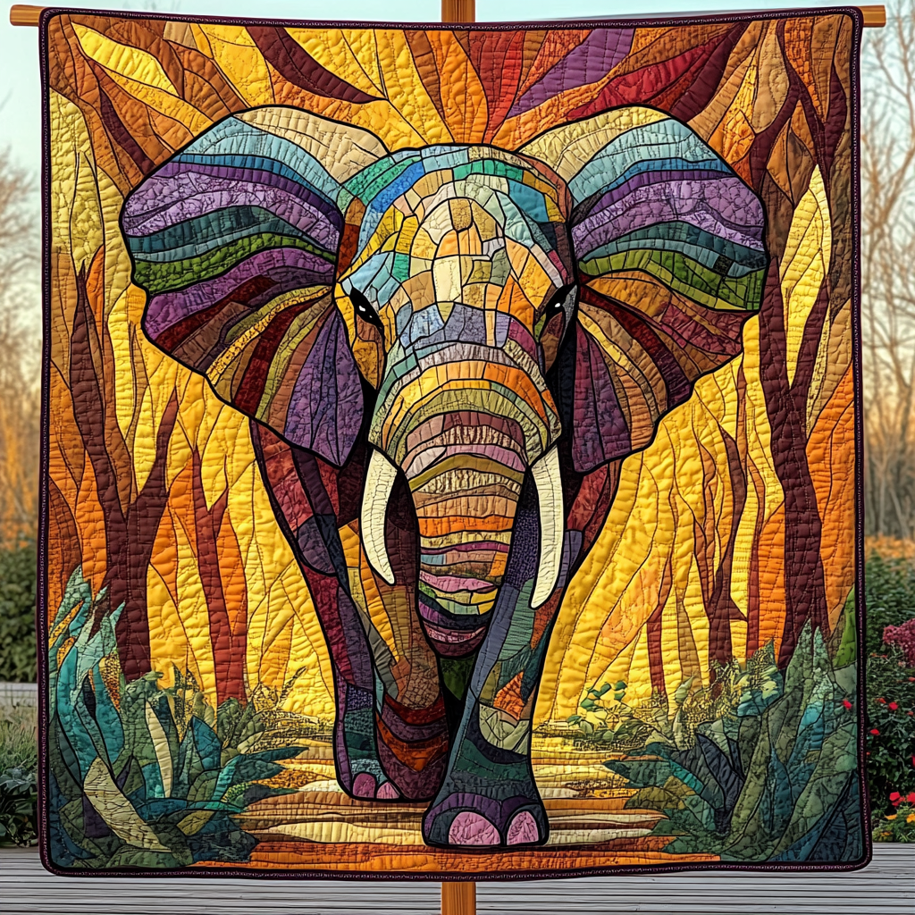 Gentle Giant Journey Quilted Blanket Presents For Elephant Lovers