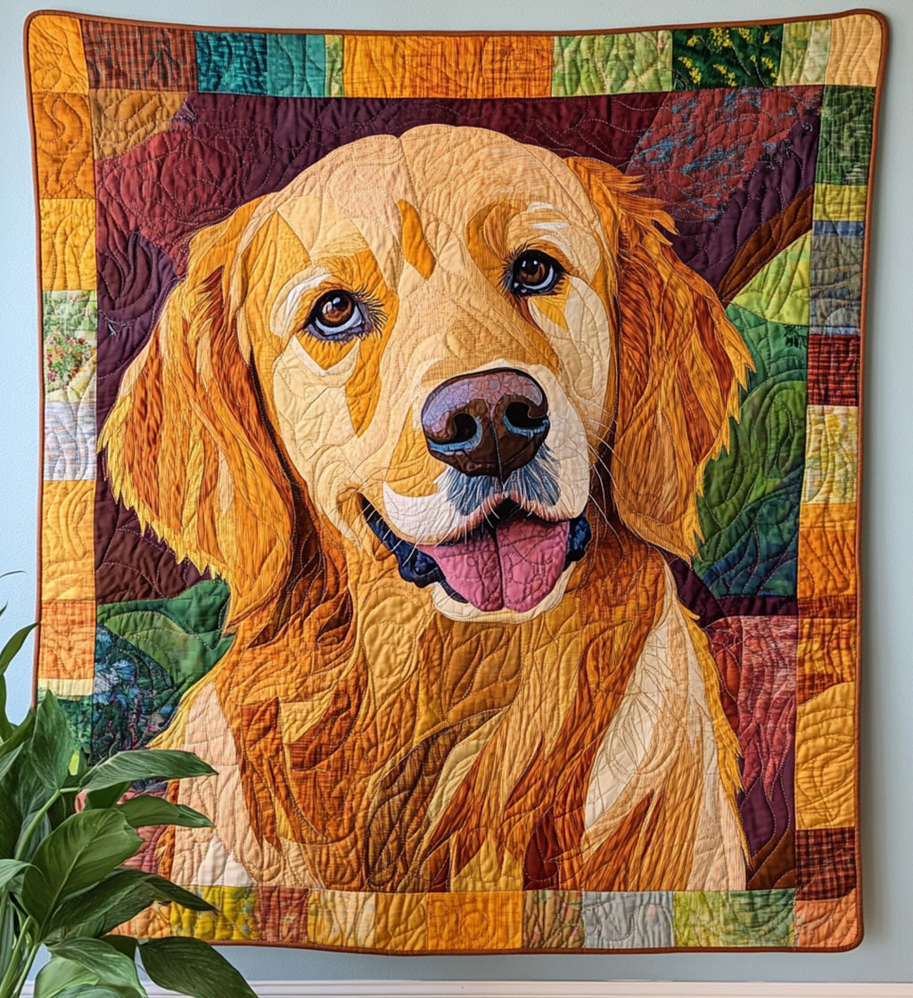 Gentle Golden Quilted Blanket Dog Gift Ideas For Dog Owners
