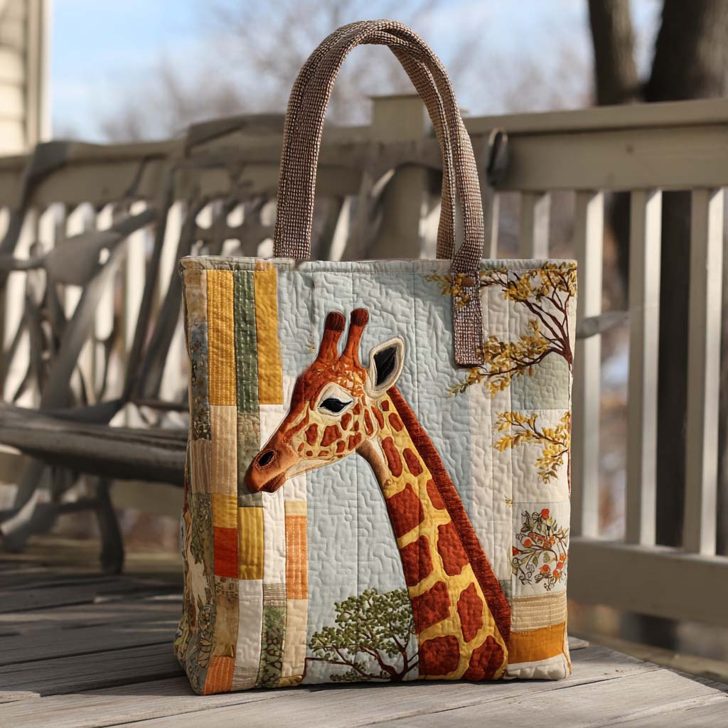 Gentle Neck Quilted Tote Bag Gifts For Forestry Workers