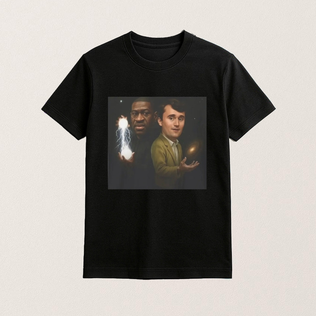 George Floyd And Charlie Kirk Wizard Shirt Funny Political T-Shirt Memorial Gifts George Floyd And Charlie Kirk Wizard Shirt Funny Political T-Shirt Memorial Gifts