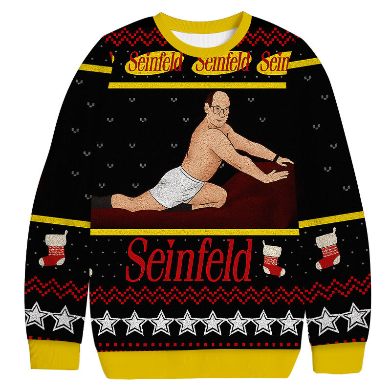 George Funny Costanza Seinfeld Funny Christmas Ugly Sweatshirt Christmas Gift For Family