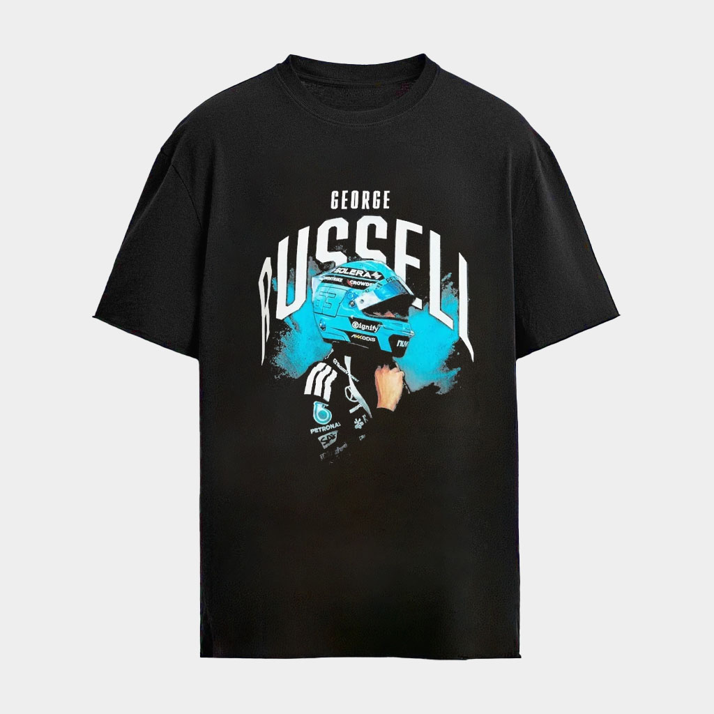George Russell Mercedes Amg Petronas F1 Shirt George Russell Merch Gifts For Racing Fans George Russell Mercedes Amg Petronas F1 Shirt George Russell Merch Gifts For Racing Fans