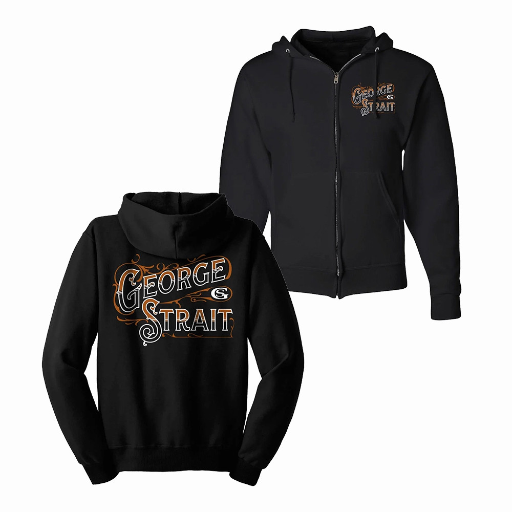 George Strait 2026 Tour Zip Hoodie George Strait Apparel Best Gift For Boyfriend