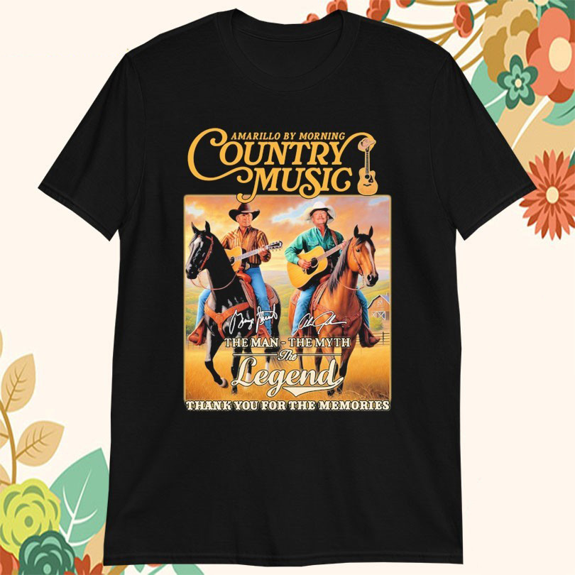 George Strait And Alan Jackson Music Country Shirt Thank You For The Memories T-Shirt