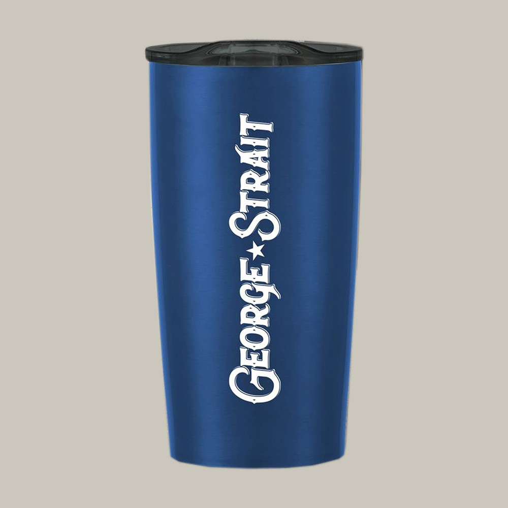 George Strait Logo Oz Tumbler George Strait Merch 2026 Country Music Lover Gift For Father