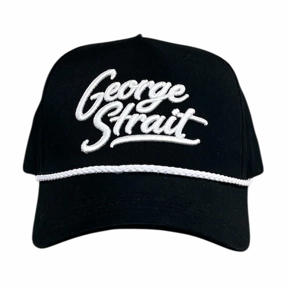 George Strait Logo Rope Hat George Strait Merch Best Gift For Country Music Lovers