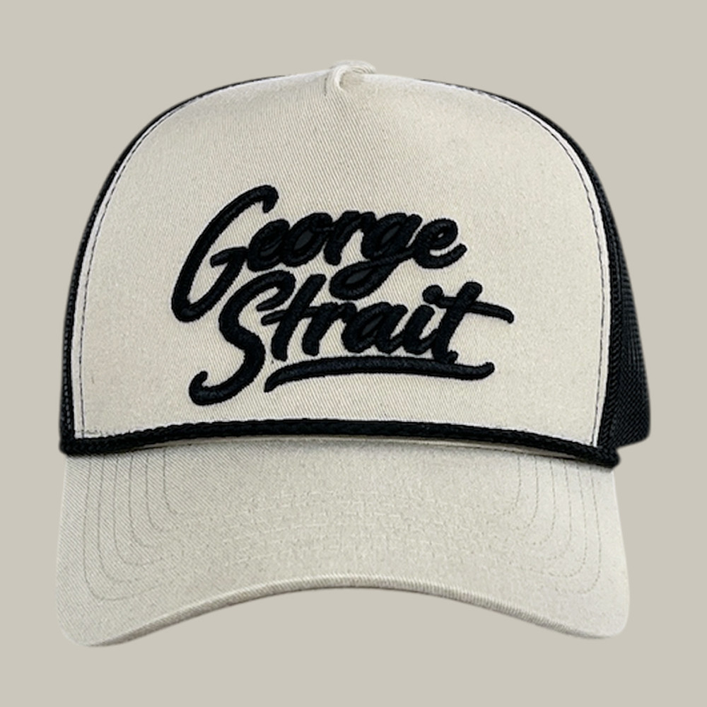 George Strait Logo Rope Trucker Hat George Strait Merch 2026 Best Gift For Country Music Lovers