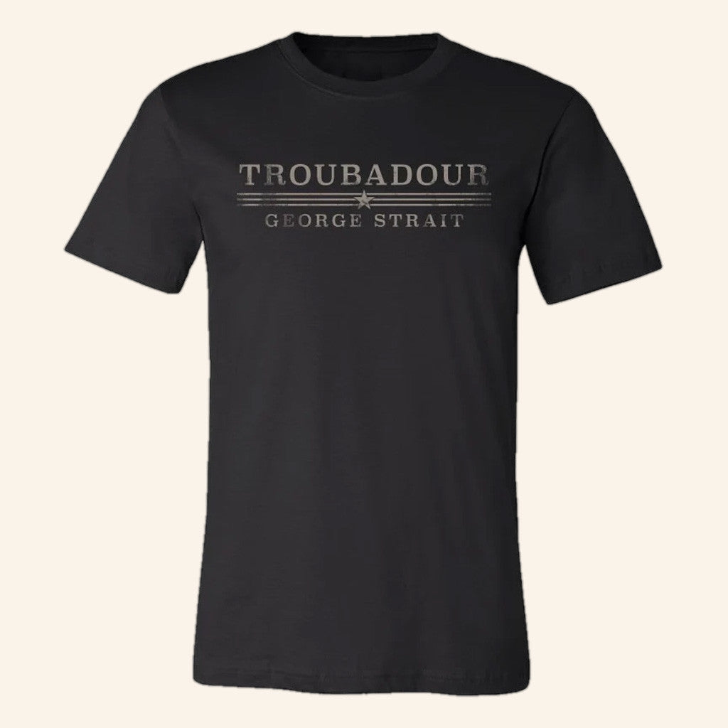 George Strait Merch Tour 2025 George Strait Troubadour Black T-Shirt Fans Gifts George Strait Merch Tour 2025 George Strait Troubadour Black T-Shirt Fans Gifts