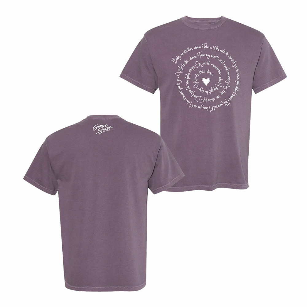 George Strait Merch Wine Write This Down T-Shirt George Strait Clothes Gift For Brother