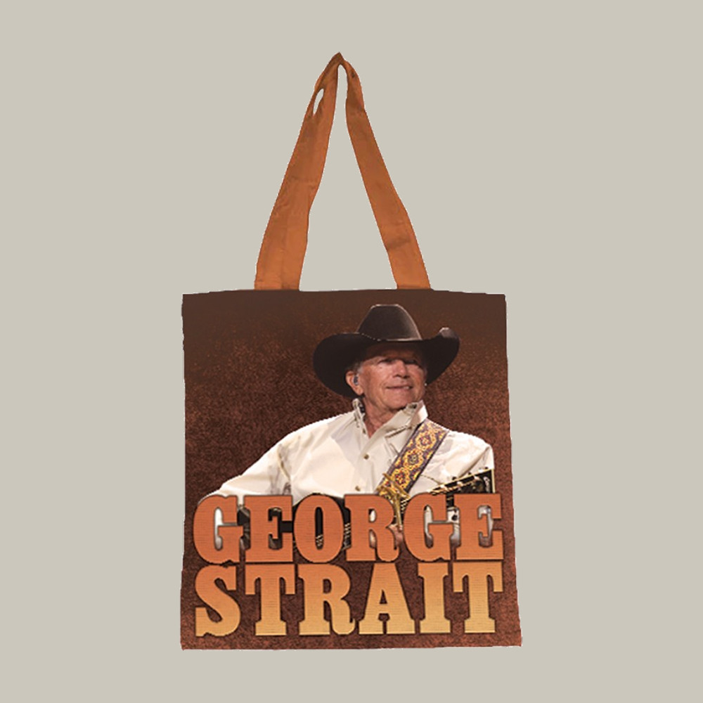 George Strait Photo Tote Bag George Strait Merch Country Music Lover Present For Boyfriend
