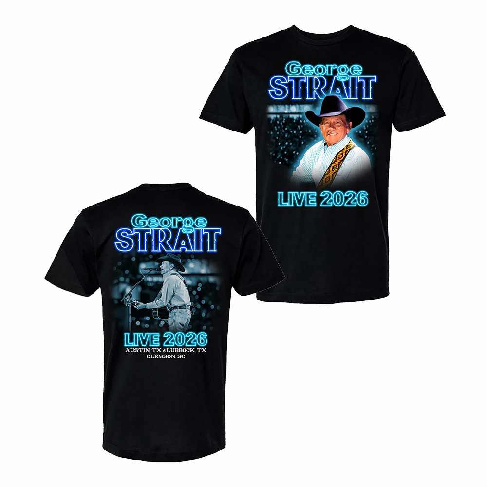 George Strait Photo Tour T-Shirt Country Music Fan Merch Gift For George Strait Lovers