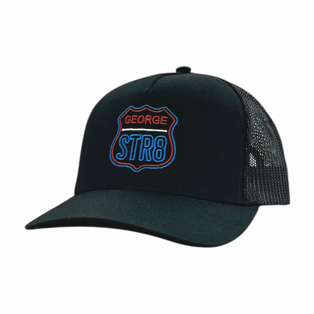 George Strait Road Sign Trucker Hat George Strait Trucker Cap Best Gift For Boyfriend