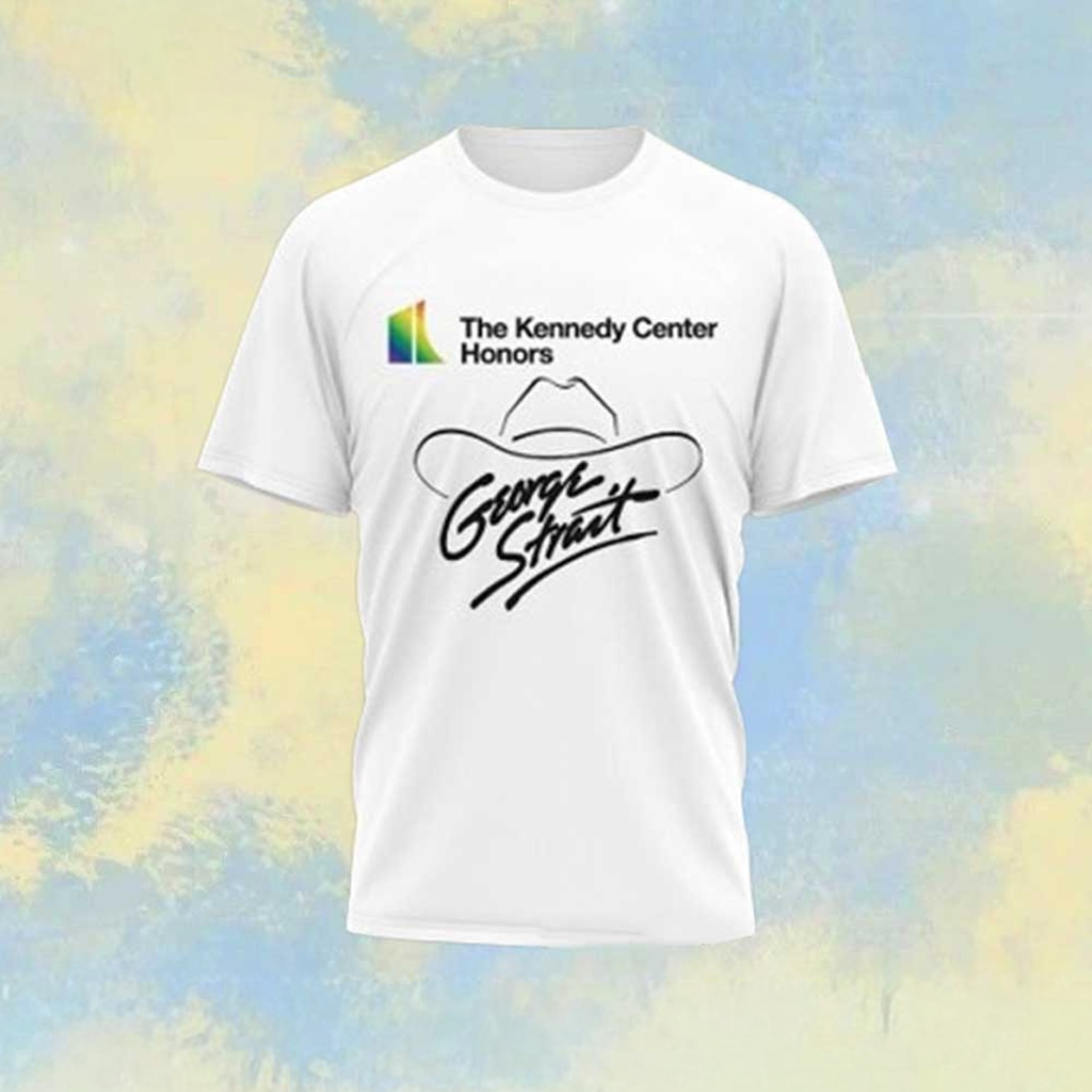 George Strait The Kennedy Center Honors White Shirt George Strait Merch Gifts For Music Fans George Strait The Kennedy Center Honors White Shirt George Strait Merch Gifts For Music Fans