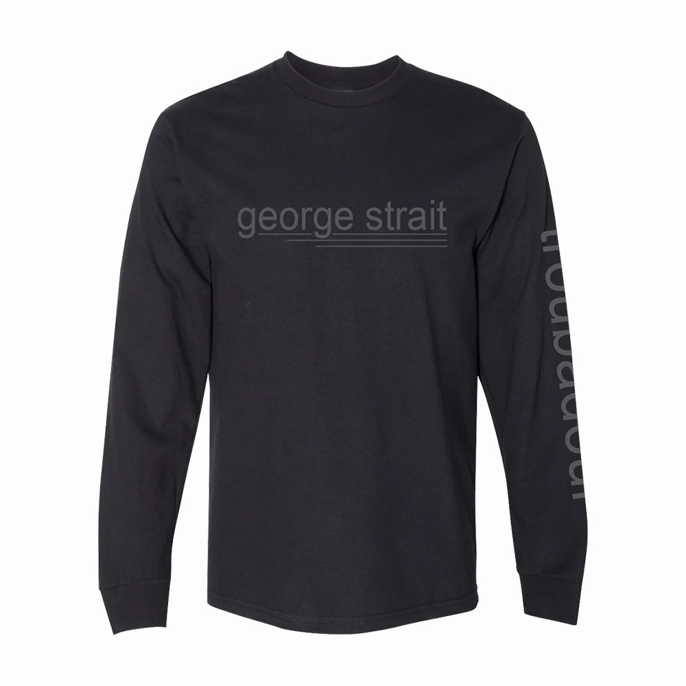 George Strait Troubadour Long Sleeve Shirt George Strait Apparel Present For Music Lovers