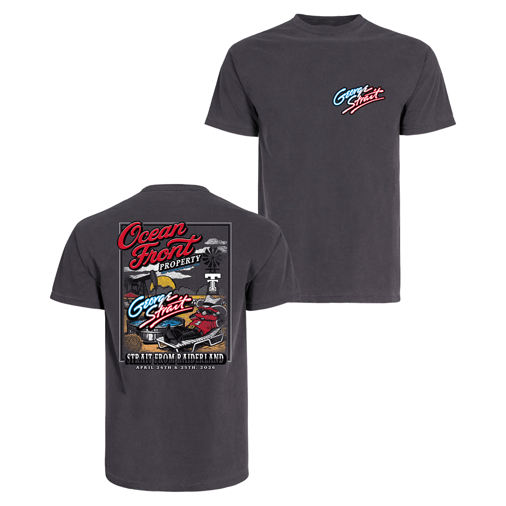 George Strait x Texas Tech Strait From Raiderland T-Shirt AT T Stadium Clothes Best Gift For Music Buffs