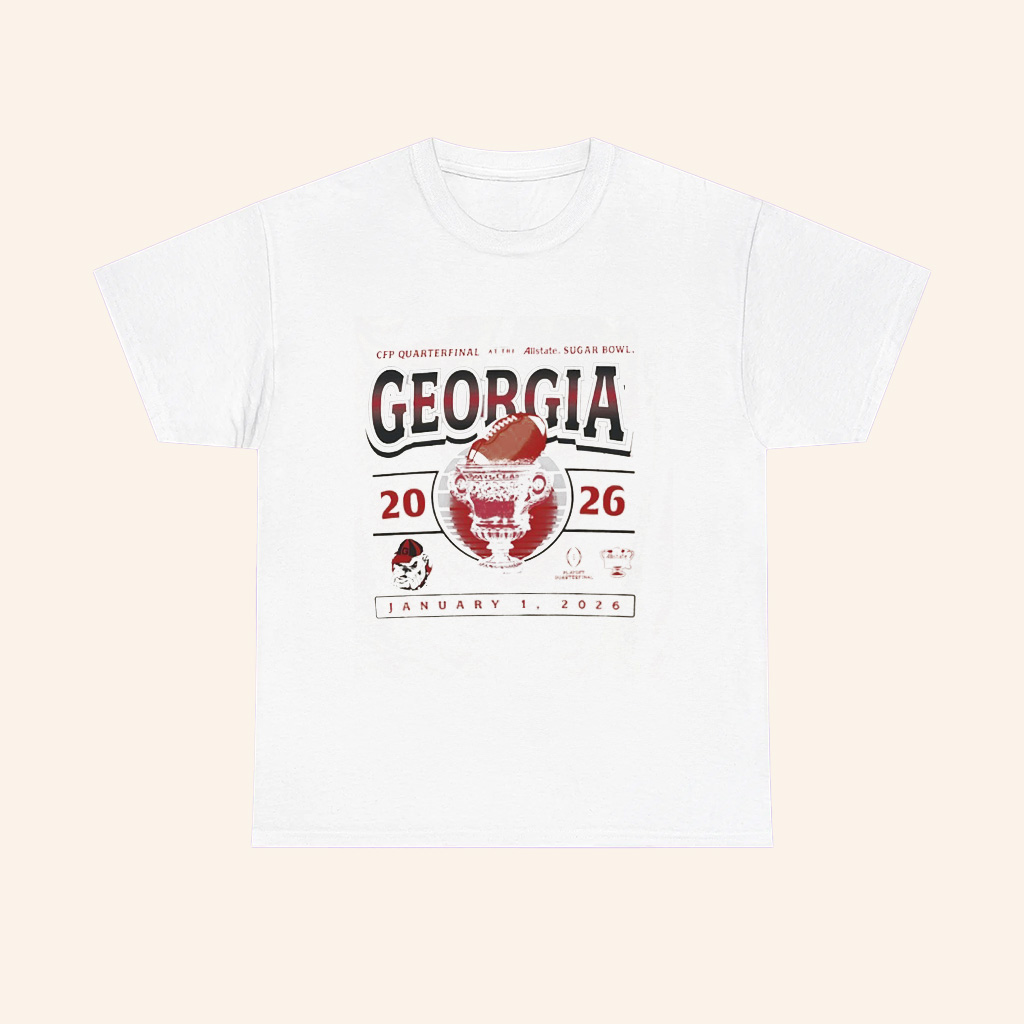 Georgia Bulldogs Allstate Sugar Bowl Bound 2026 T Shirt