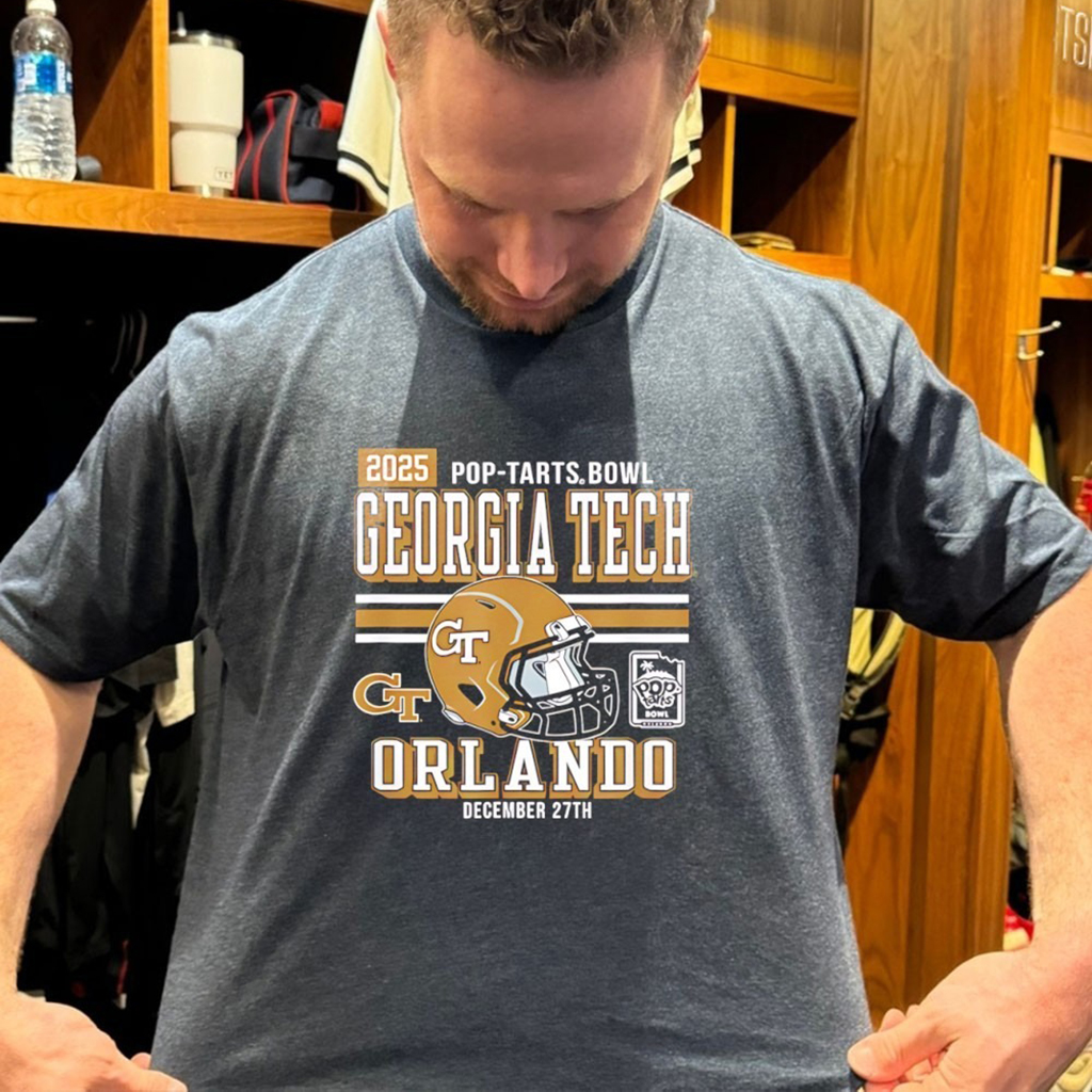 Georgia Tech Yellow Jackets Pop Tarts Bowl 2025 T Shirt