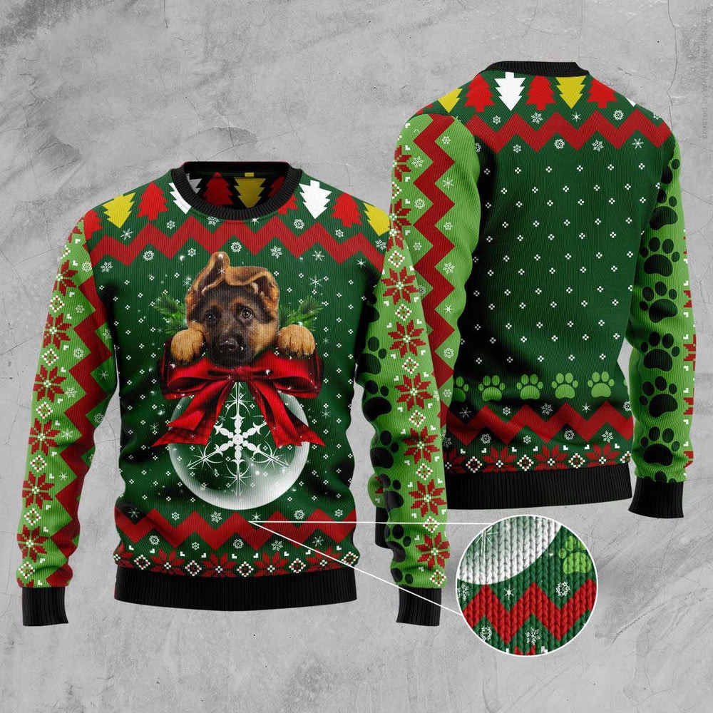 German Shepherd Christmas Ugly Christmas Sweater Funny Ugly Christmas Sweater Xmas Gifts