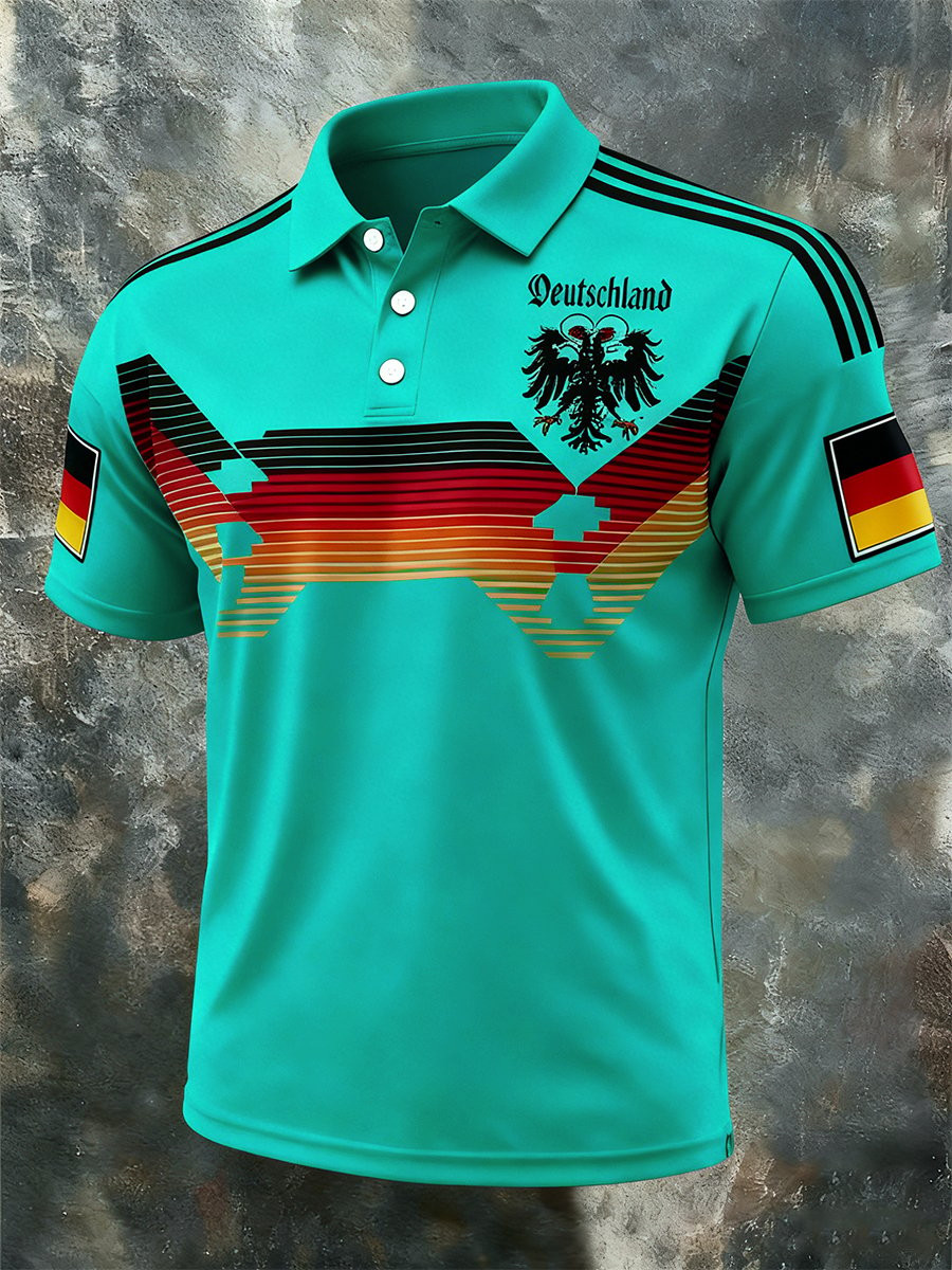 German World Cup 2026 Polo Shirt For Mens Germany National Football Team Fan Clothing Green