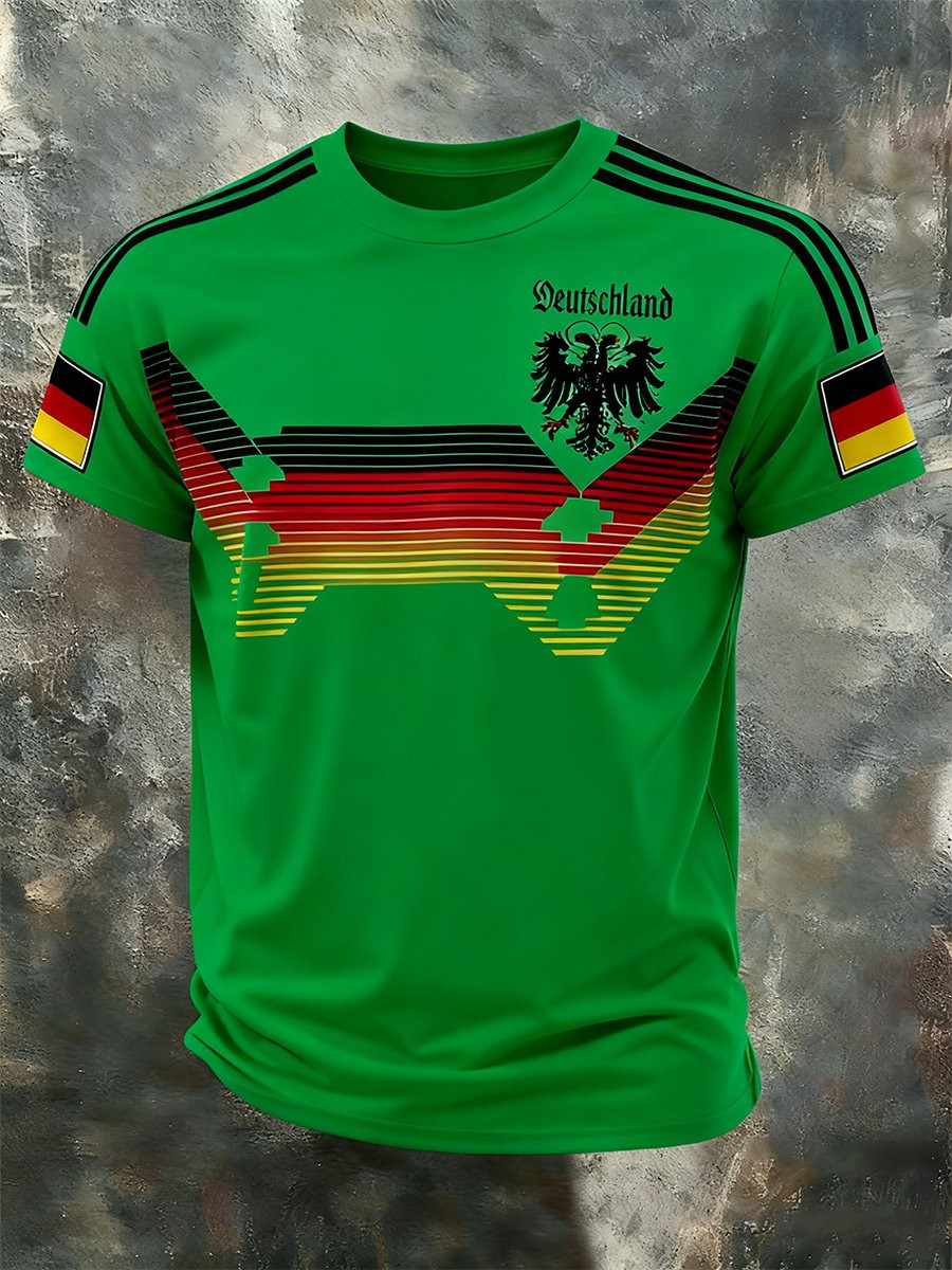 German World Cup 2026 T-Shirt For Men Germany National Football Team Fan Apparel Green