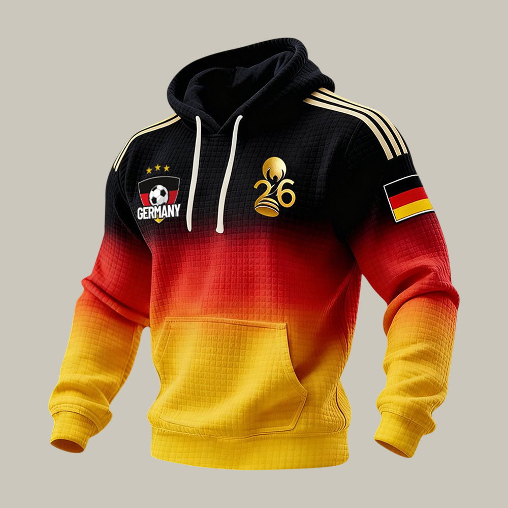 Germany 2026 FIFA World Cup Hoodie Germany Soccer Fan Hooded Sweatshirt Soccer Gear