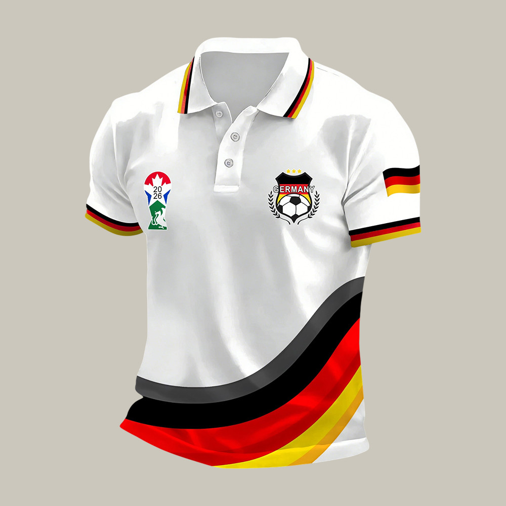 Germany 2026 FIFA World Cup Polo Shirt Game Day Shirt Soccer Lover Gift For Brother