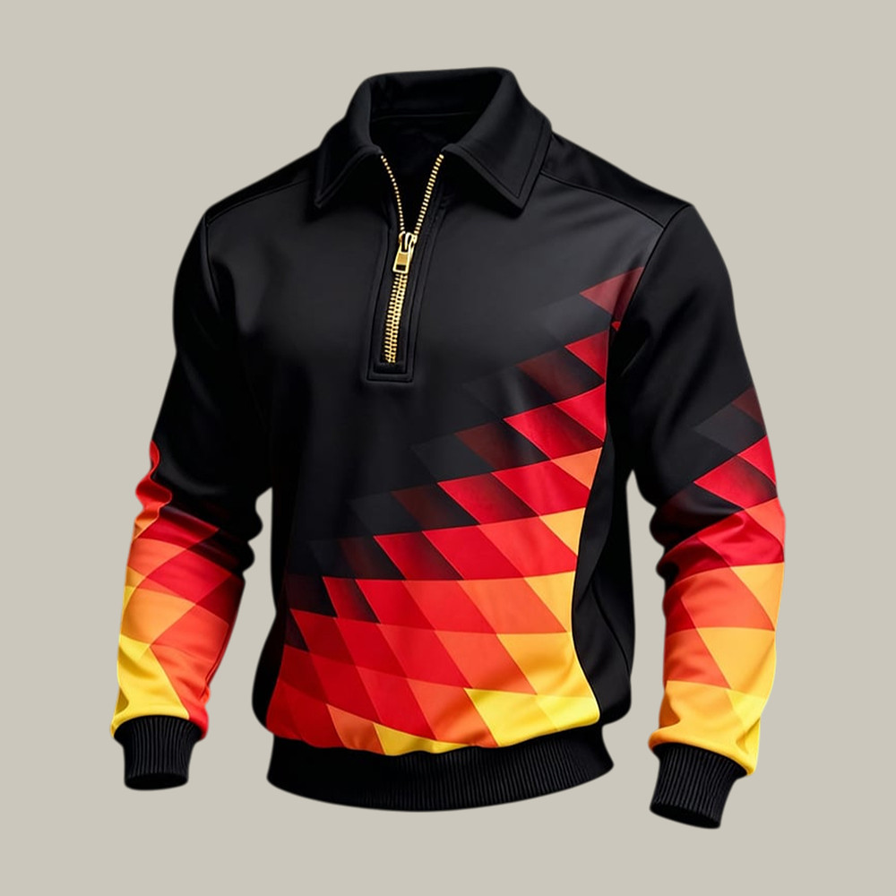 Germany 2026 FIFA World Cup Zip Polo Long Sleeve Shirt Game Day Clothing Soccer Fan Apparel