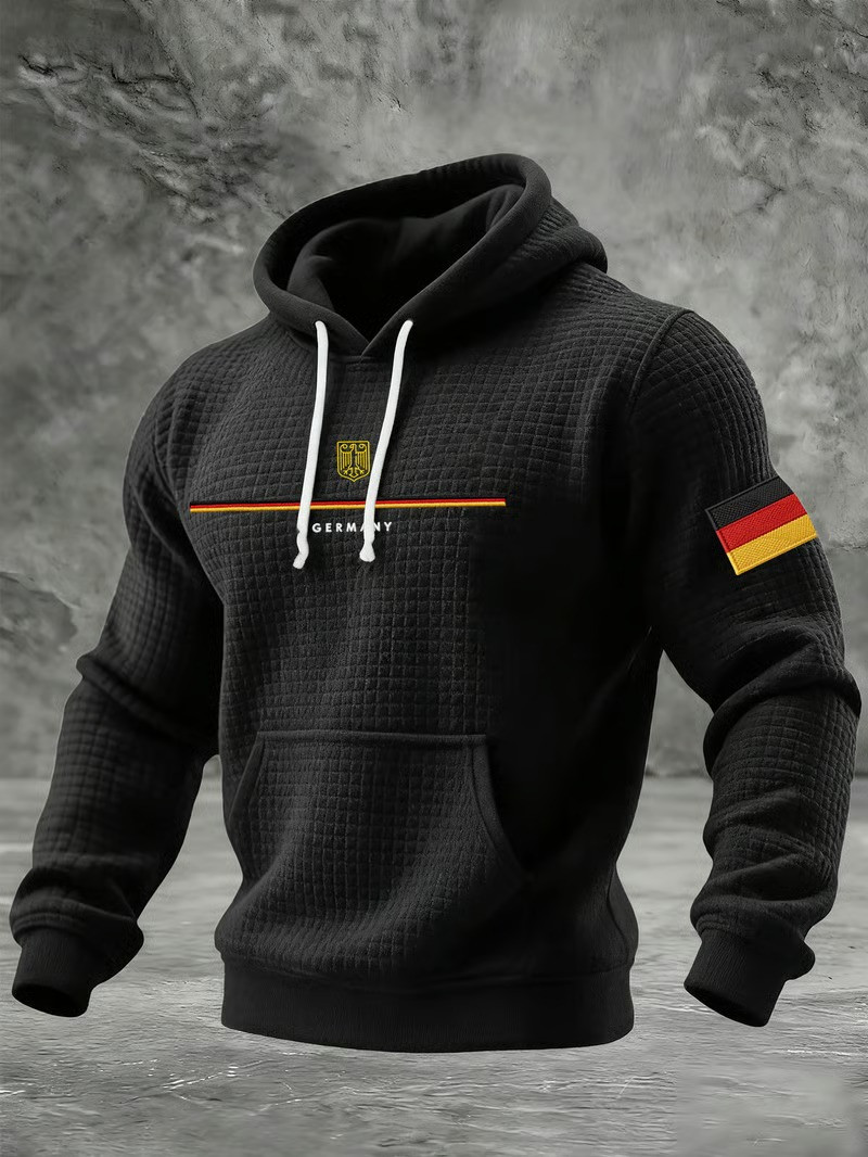 Germany Black Hoodie World Cup 2026 Soccer Fan Gear Deutschland Eagle Crest Best Gift For Fans