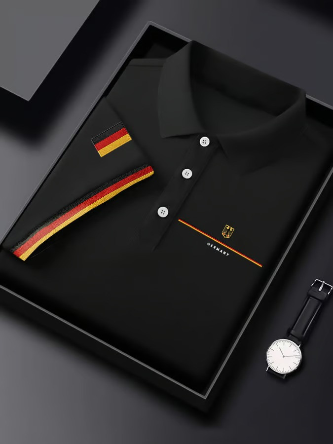 Germany Deutschland World Cup 2026 Polo Shirt Minimalist Eagle Soccer Fan Gift For Men