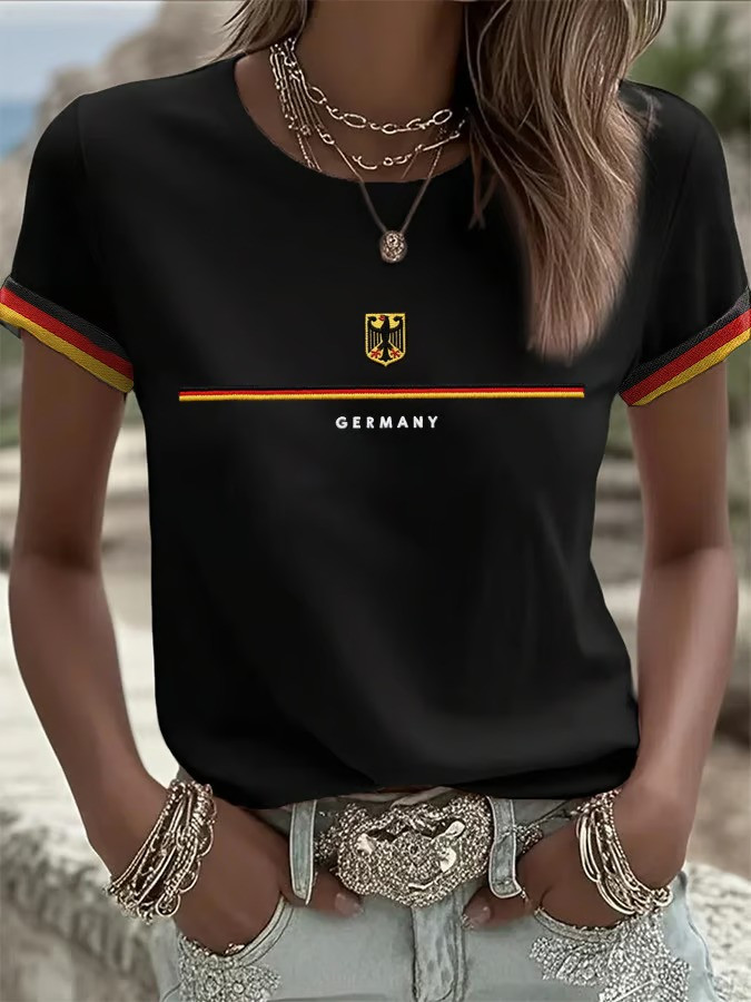 Germany Deutschland World Cup 2026 T-Shirt Eagle Crest Soccer Fan Gear Best Gift For Women