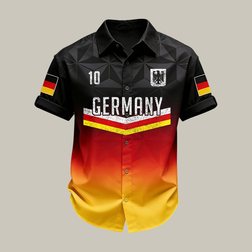 Germany FIFA World Cup 2026 10 Hawaiian Shirt Soccer Clothes Fan Gift For Him