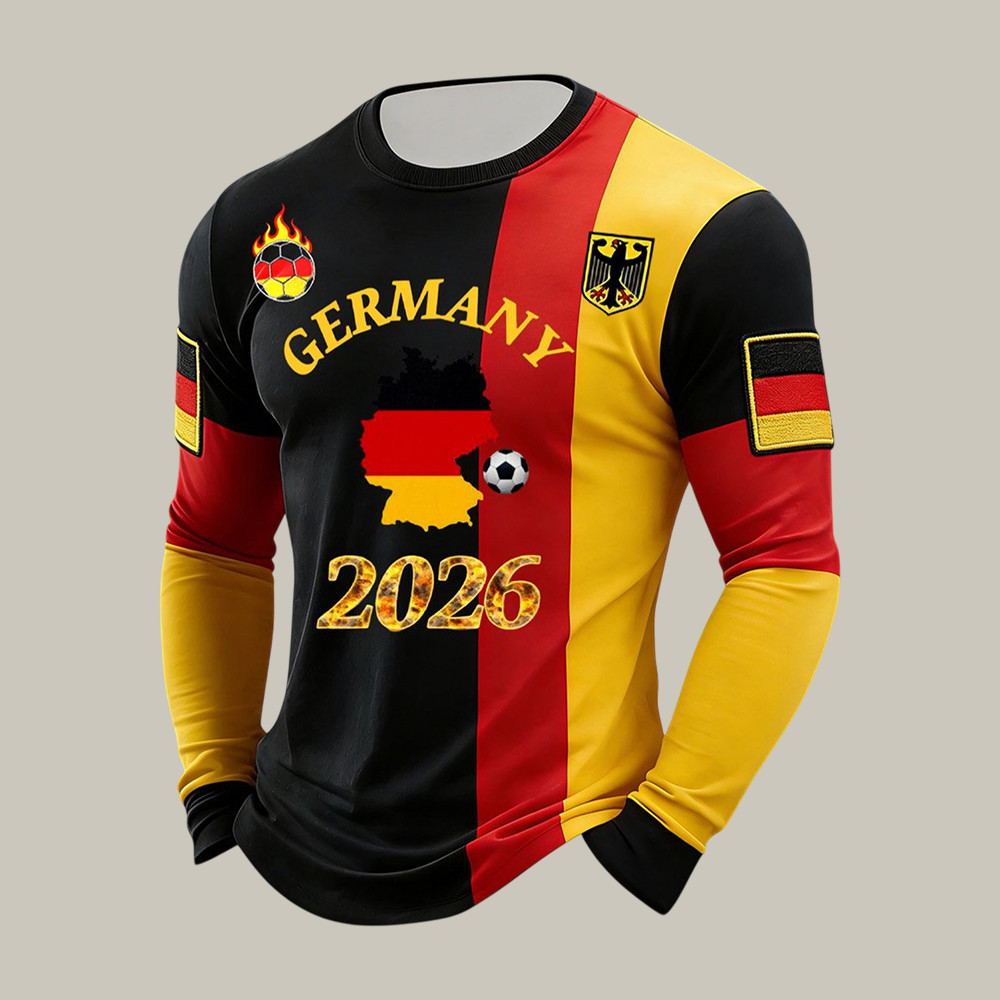 Germany FIFA World Cup 2026 Long Sleeve Shirt Game Day Clothing Gift For Husband