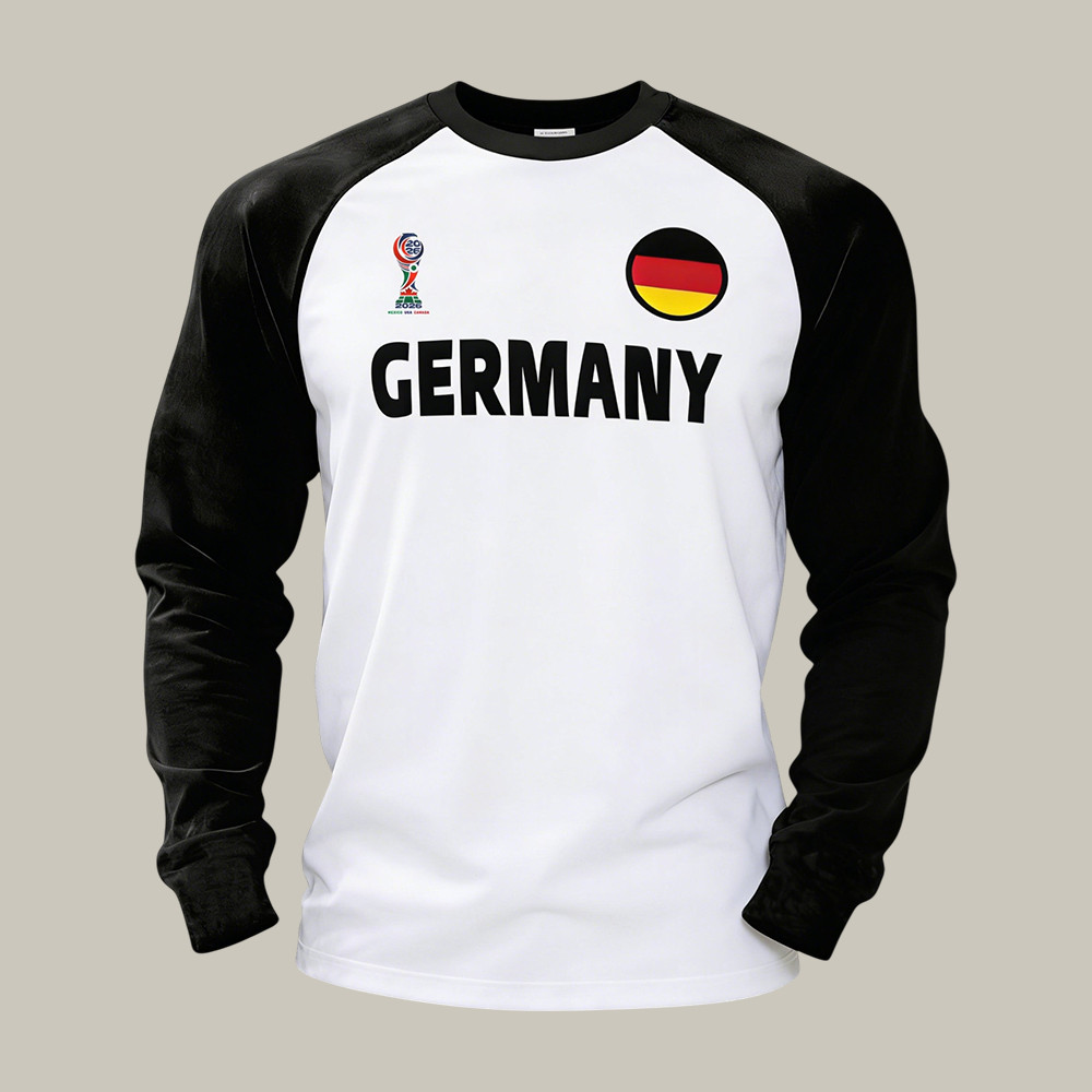 Germany FIFA World Cup 2026 Long Sleeve Shirt Soccer Apparel Game Day Gear