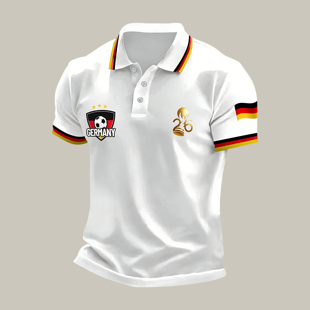 Germany FIFA World Cup 2026 Polo Shirt World Cup 2026 Merch Soccer Lover Gift For Dad Birthday