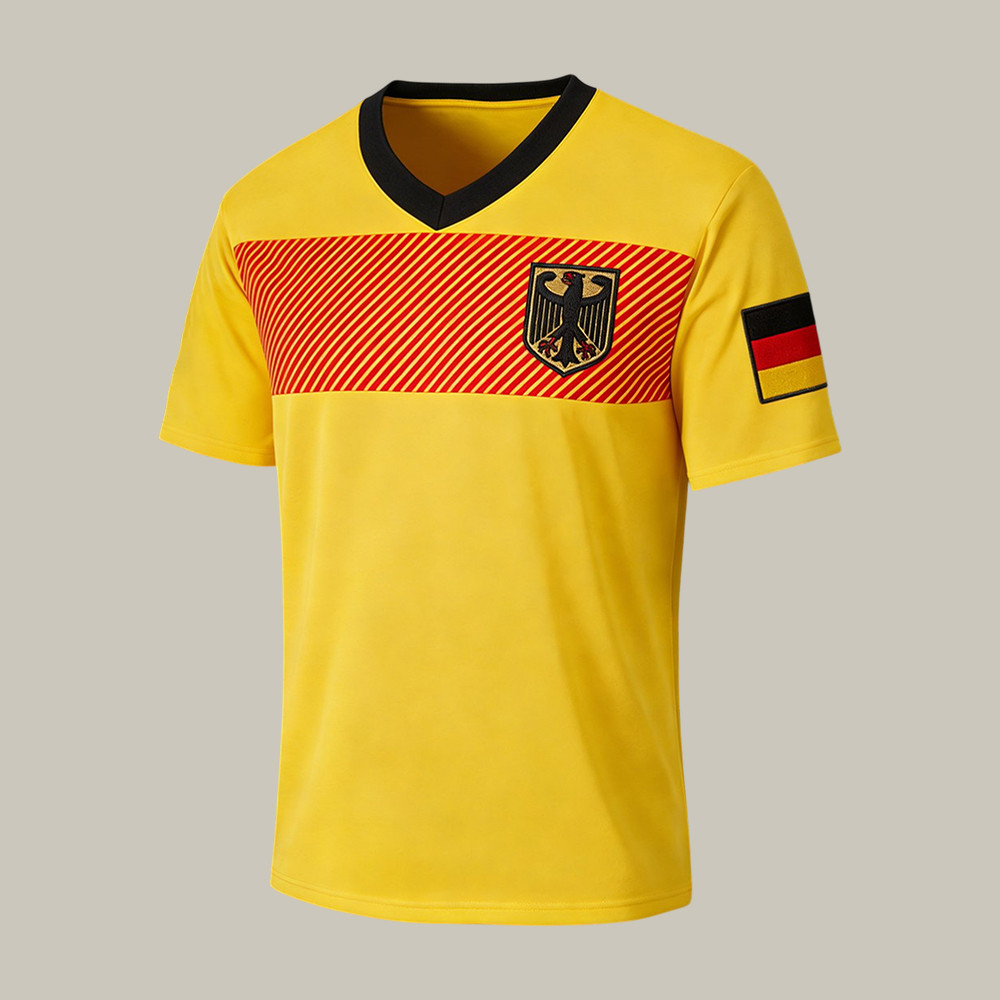Germany FIFA World Cup 2026 V-Neck Shirt World Cup Clothing Line Gift For Soccer Players