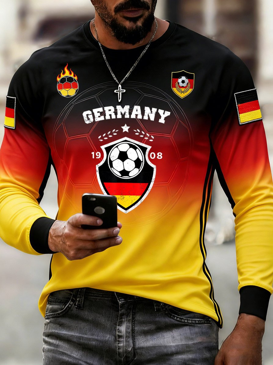 Germany Football World Cup 2026 Long Sleeve T-Shirt Game Day Clothes Gifts For Dad