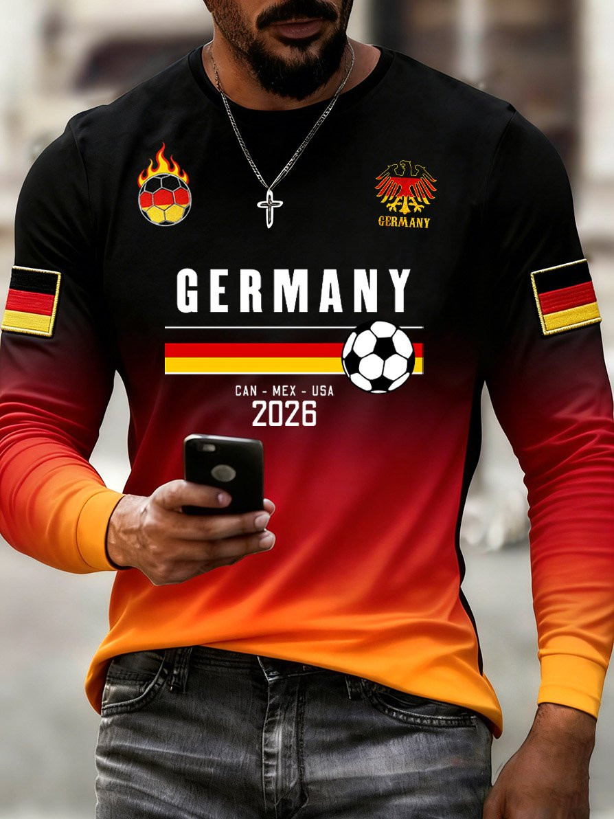 Germany Football World Cup 2026 Long Sleeve T-Shirt Gameday Shirts Gifts For Brother Germany Football World Cup 2026 Long Sleeve T-Shirt Gameday Shirts Gifts For Brother