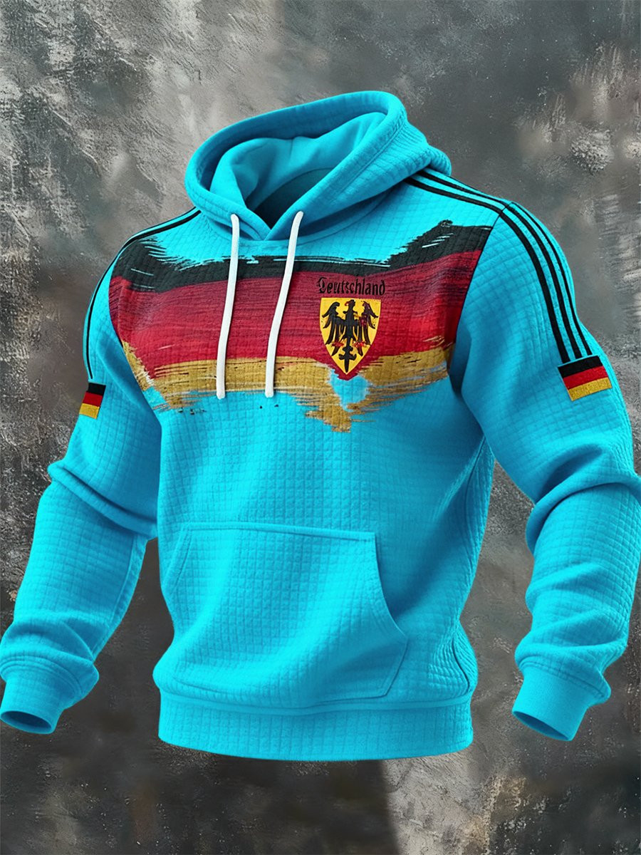Germany National Football World Cup 2026 Hoodie Game Day Hoodie Blue Gifts For Football Fan