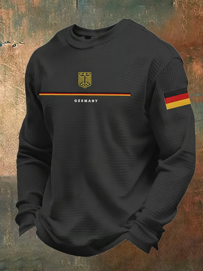 Germany Soccer Long Sleeve Shirt World Cup 2026 Fan Gear Deutschland Eagle Crest Gift For Him
