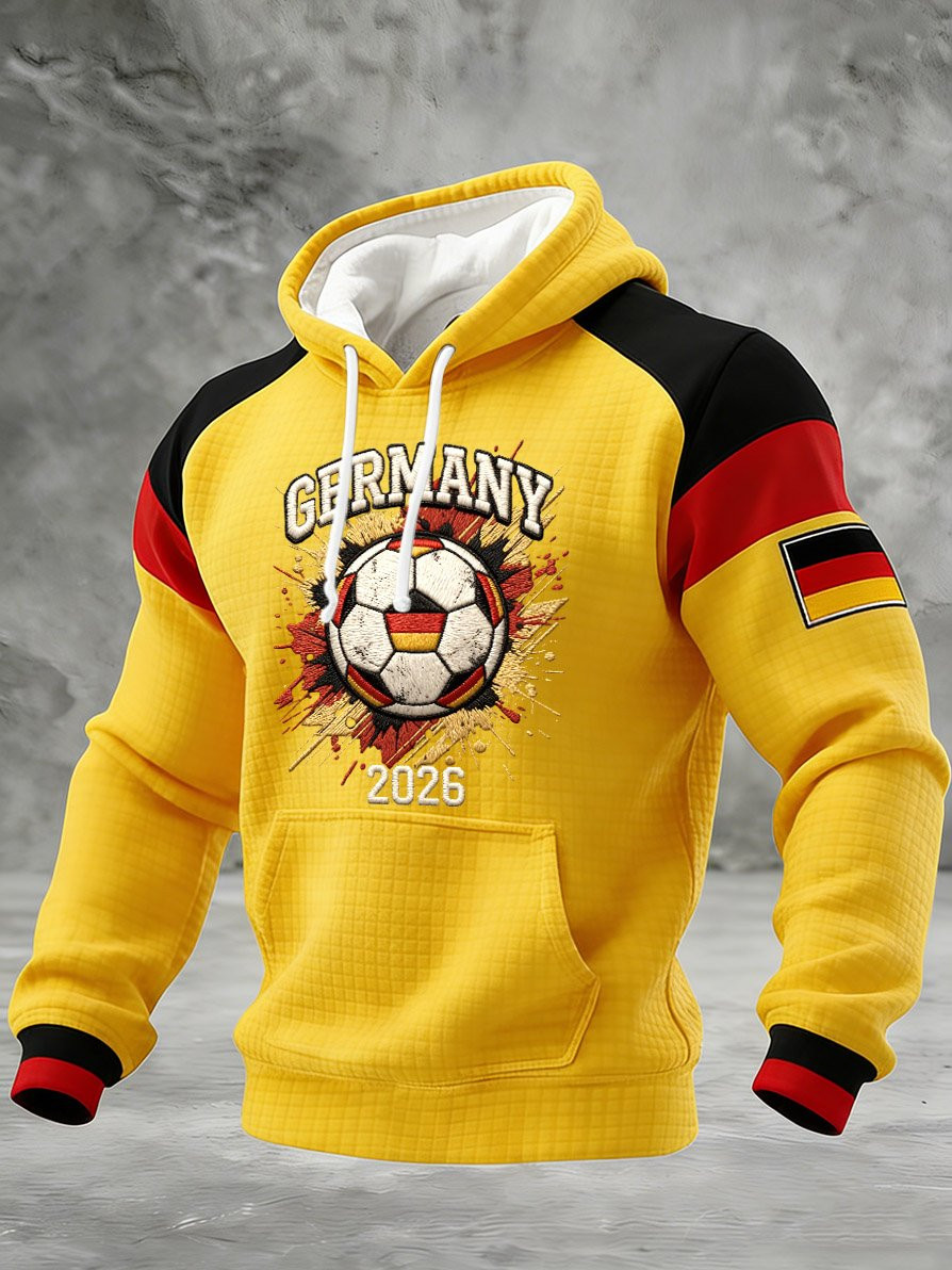 Germany Soccer World Cup 2026 Hoodie For Men's Gifts For Germany Soccer Lovers