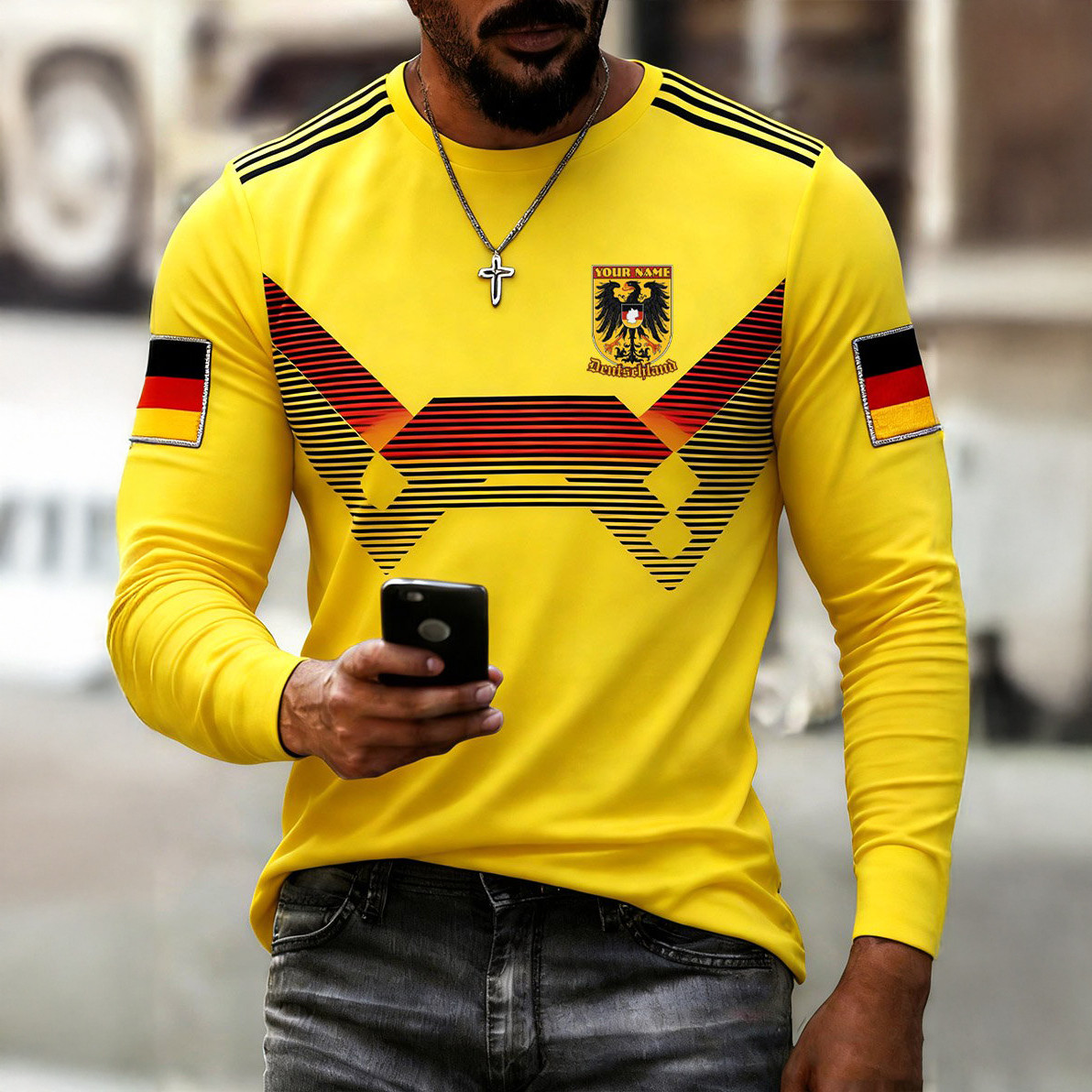 Germany World Cup 2026 Group Stage Matches Long Sleeve Shirt World Cup Apparel Dad Birthday Gift