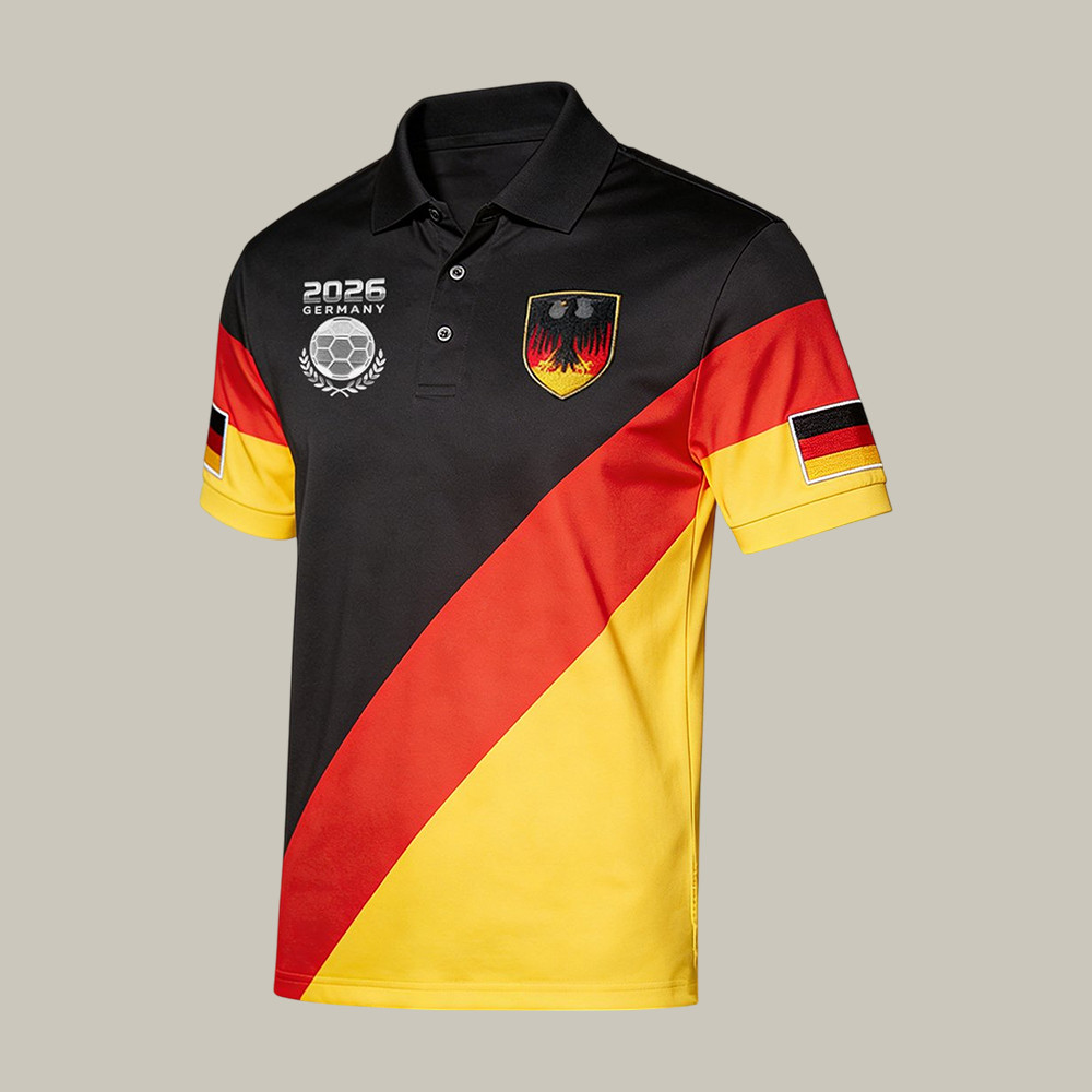 Germany World Cup 2026 Polo Shirt Germany National Soccer Team Shirt World Cup Lover Gift