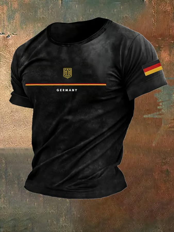 Germany World Cup 2026 T-Shirt Eagle Crest Deutschland Soccer Fan Gear Clothing Gift For Men