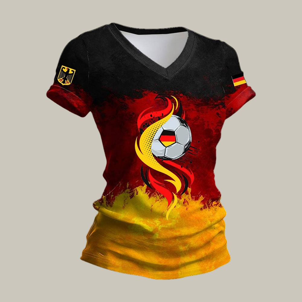 Germany World Cup 2026 V-Neck Shirt FIFA World Cup 2026 Merch Good Gift For Mother's Day