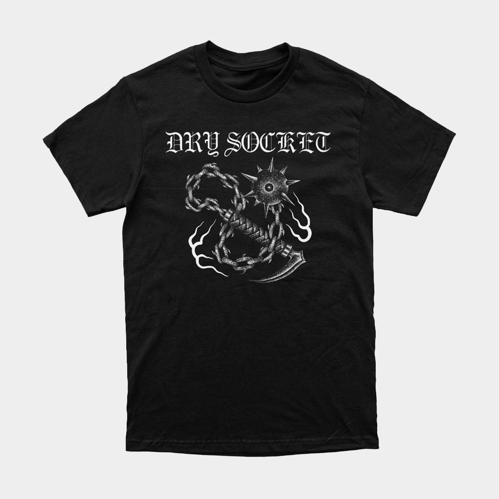 Get Better Records Merch Dry Socket Mace T-Shirt Birthday Gift Ideas For Him Get Better Records Merch Dry Socket Mace T-Shirt Birthday Gift Ideas For Him