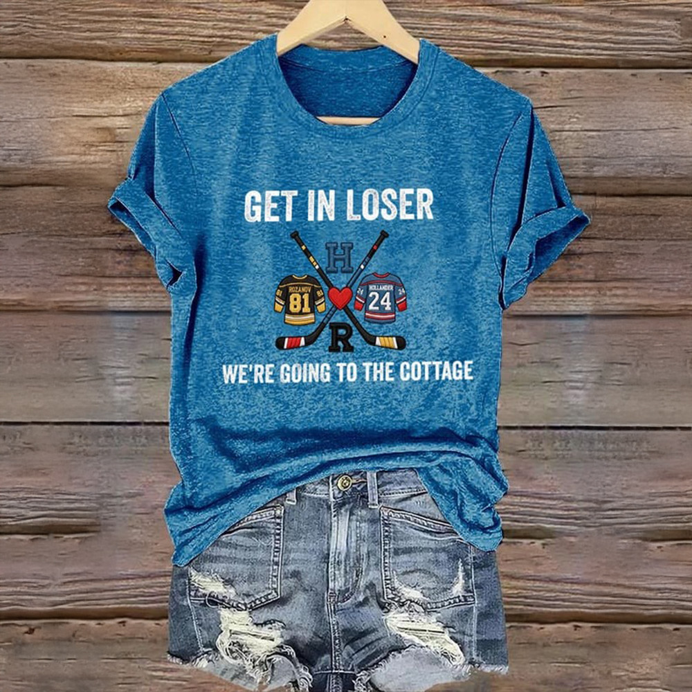 Get In Loser Heated Rivalry T-Shirt Hockey Romance Heated Rivalry Clothes Fan Gift Ideas