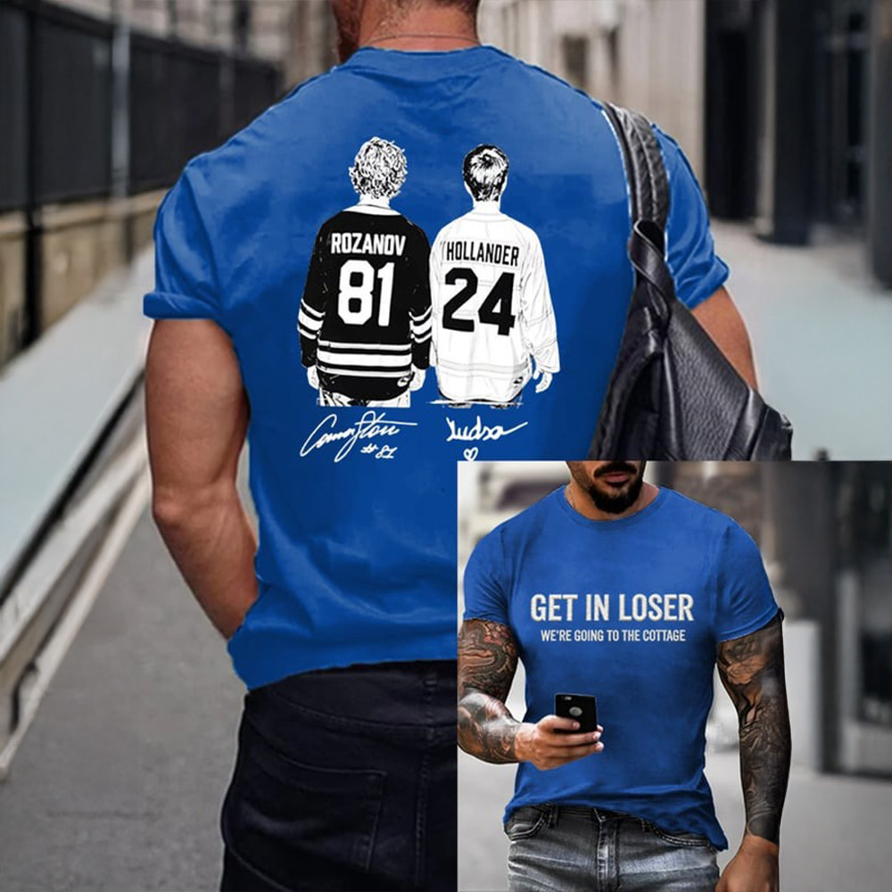 Get In Loser Heated Rivalry T-Shirt Hollander Rozanov Shirt Best Gifts For Heated Rivalry Fans