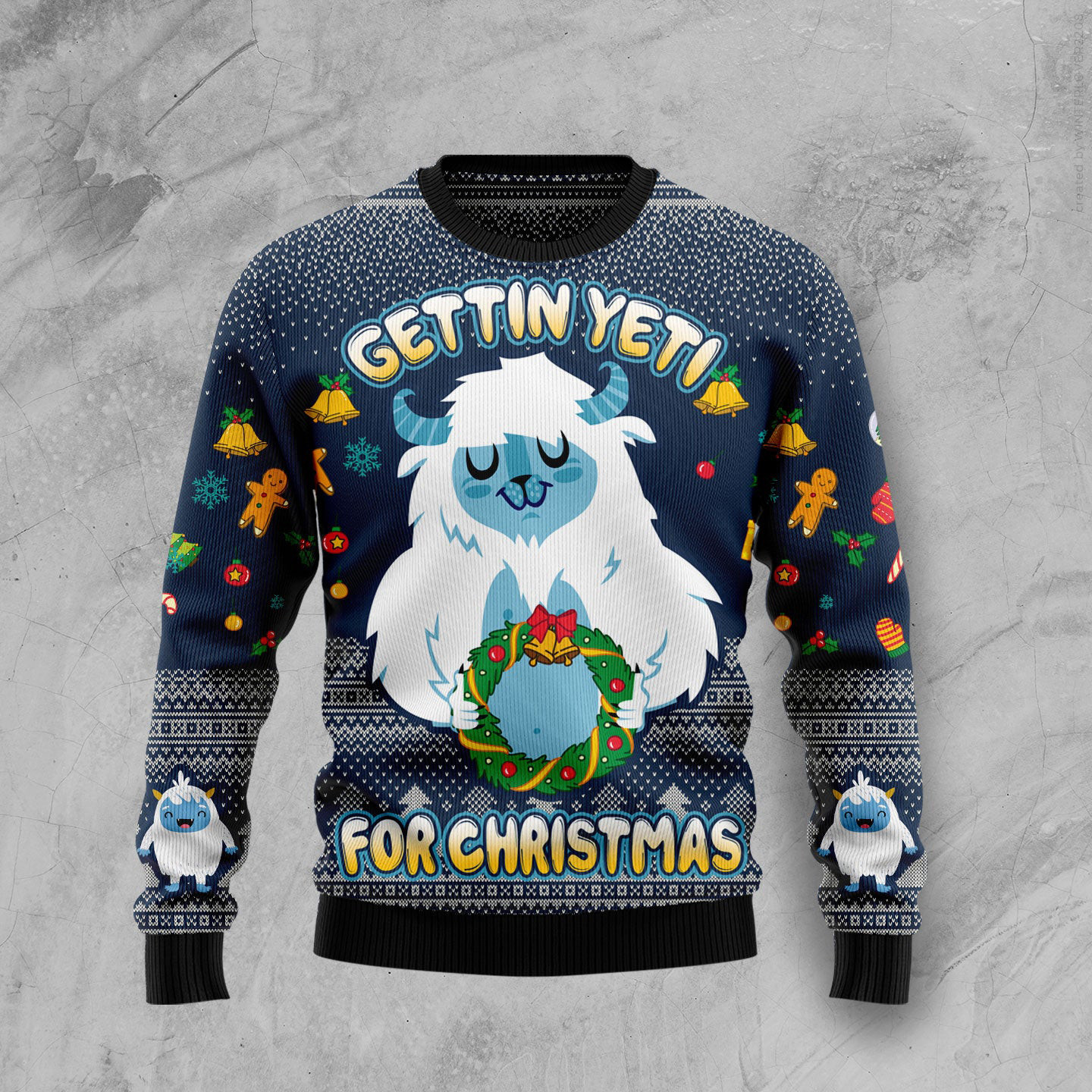 Gettin Yeti For Christmas Ugly Christmas Sweater Winter Clothing Presents For Yeti Lovers